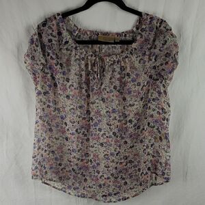 Princess Vera Wang XL Sheer Floral Top